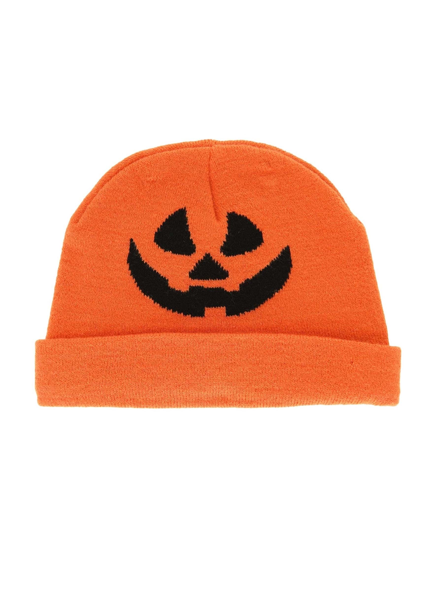 Jack-O-Lantern Beanie for Adults | Pumpkin Accessories