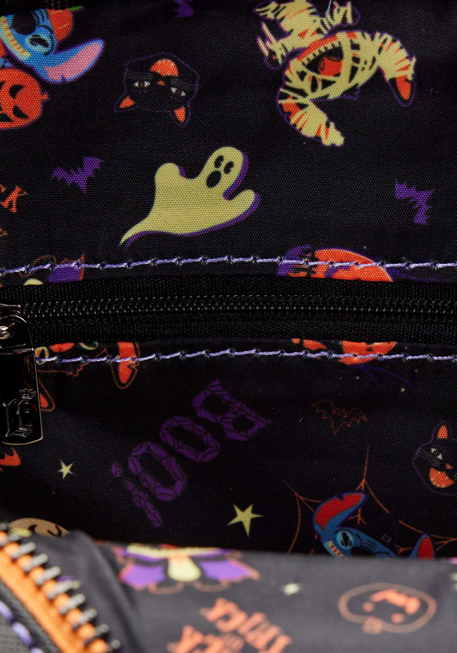 Loungefly Disney Lilo And Stitch Glow Halloween Candy Cosplay Passport Bag