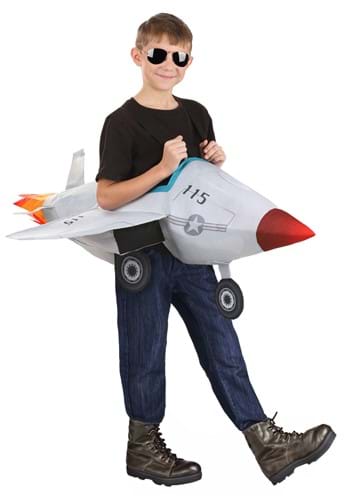 Exclusive Kids Ride-in Fighter Jet Costume