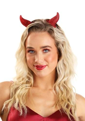 Click Here to buy Mini Costume Glitter Devil Horns | Devil Accessories from HalloweenCostumes, CDN Funds & Shipping