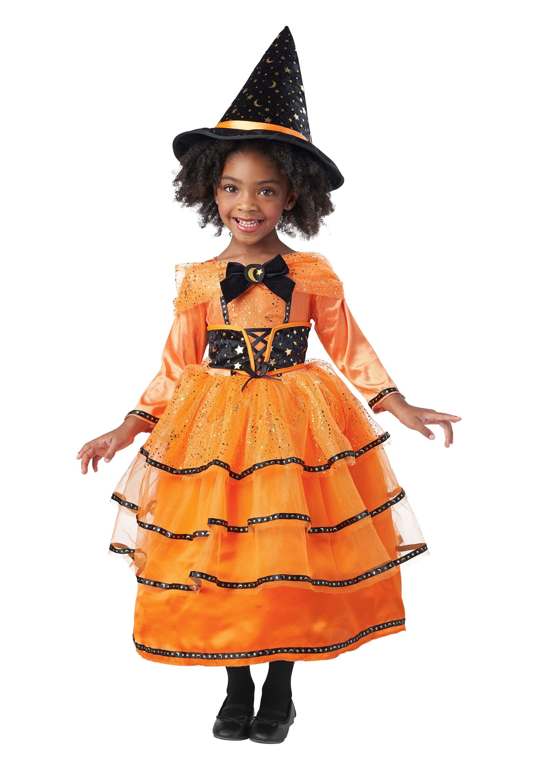 Toddler Midnight Pumpkin Patch Witch Costume , Girl's Witch Costumes
