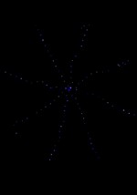 Purple Light-Up Spider Web Decoration Alt 5