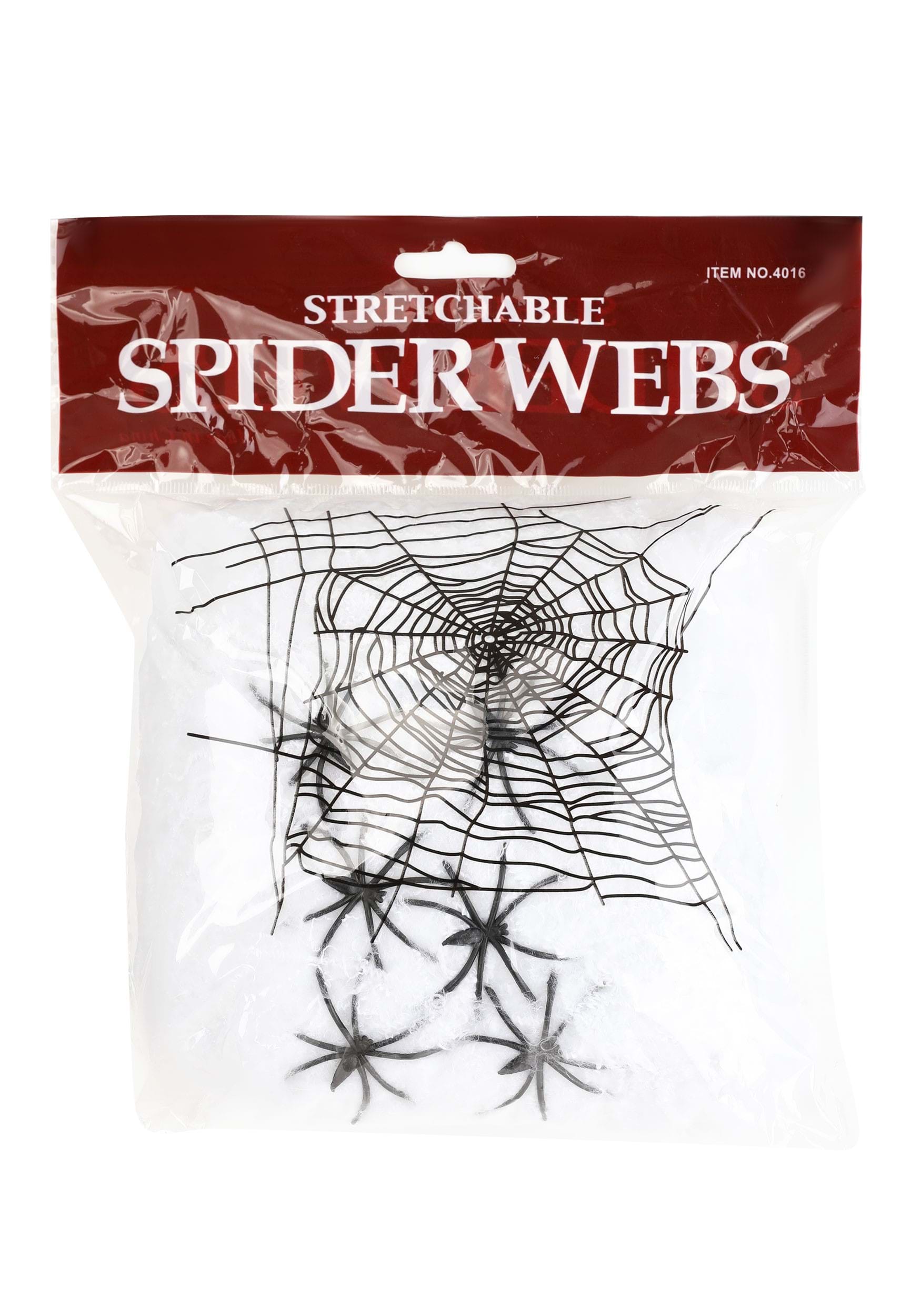 400 Square FT White Spider Web Halloween Decoration , Spider Webs