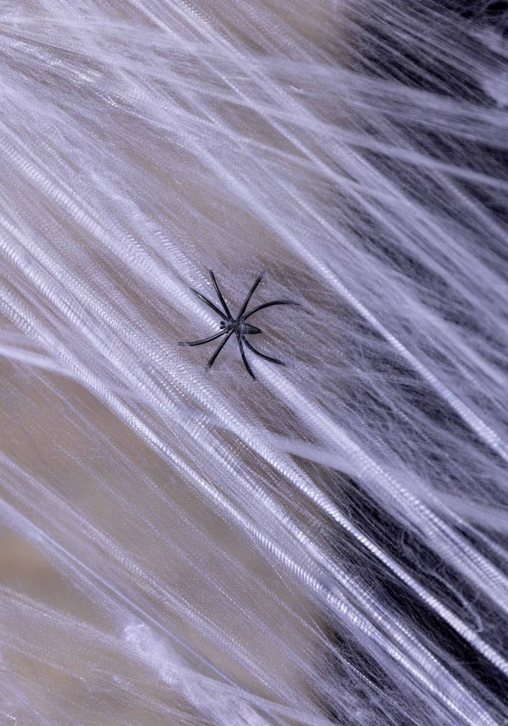 800 Square FT White Spider Web Halloween Prop , Spider Webs