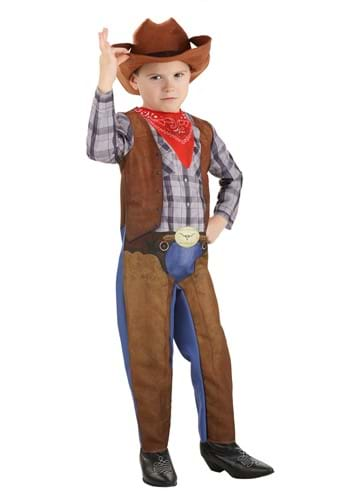 Click Here to buy Toddler Dusty Trails Cowboy Costume | Kids Cowboy Costumes from HalloweenCostumes, CDN Funds & Shipping