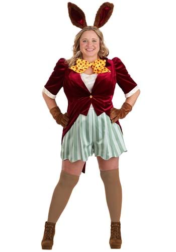 Click Here to buy Womens Plus Size Trendy March Hare Costume | Storybook Costumes from HalloweenCostumes, CDN Funds & Shipping