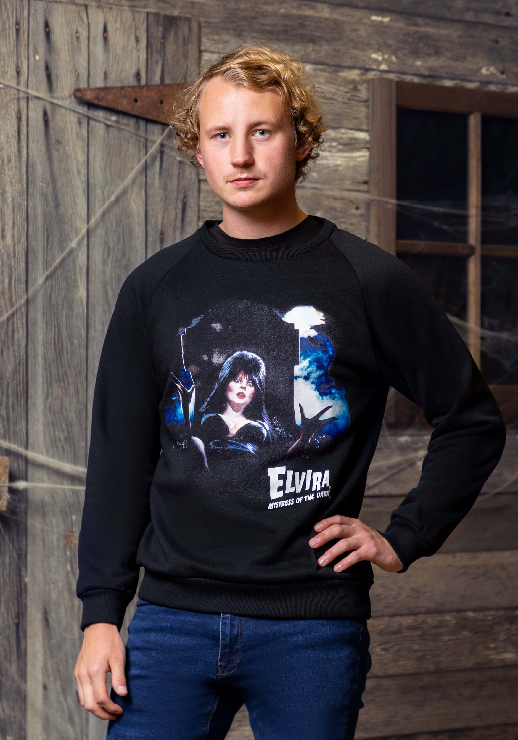 Cakeworthy Elvira Gravestone Adult Pullover