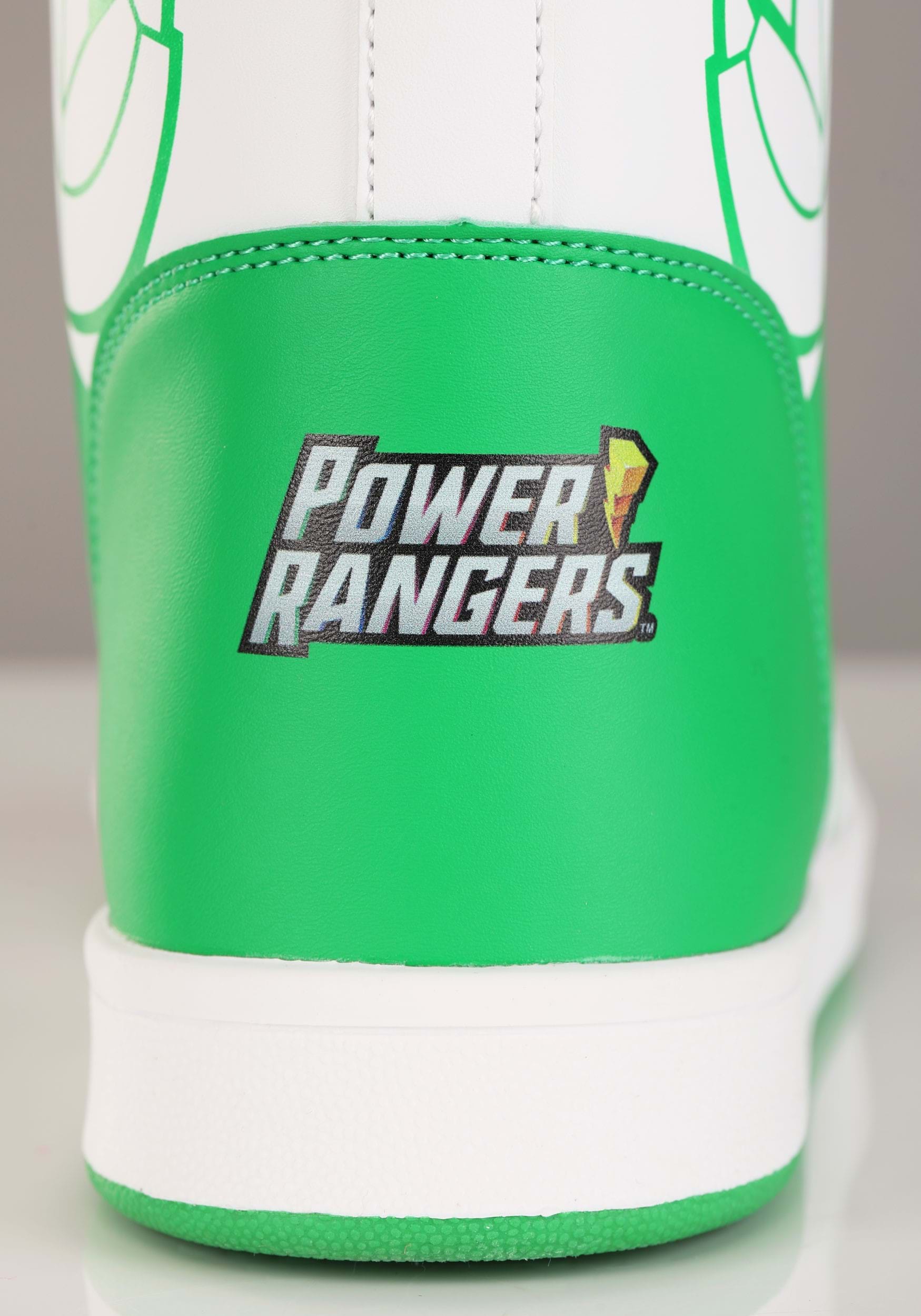Costume Inspired Power Rangers Green Sneakers