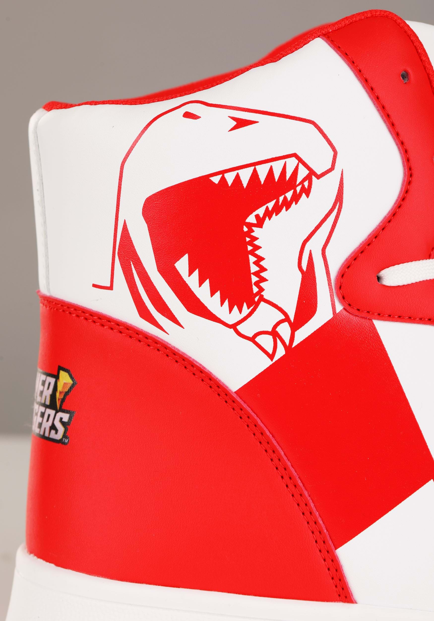 Red Power Rangers Costume Inspired Sneakers