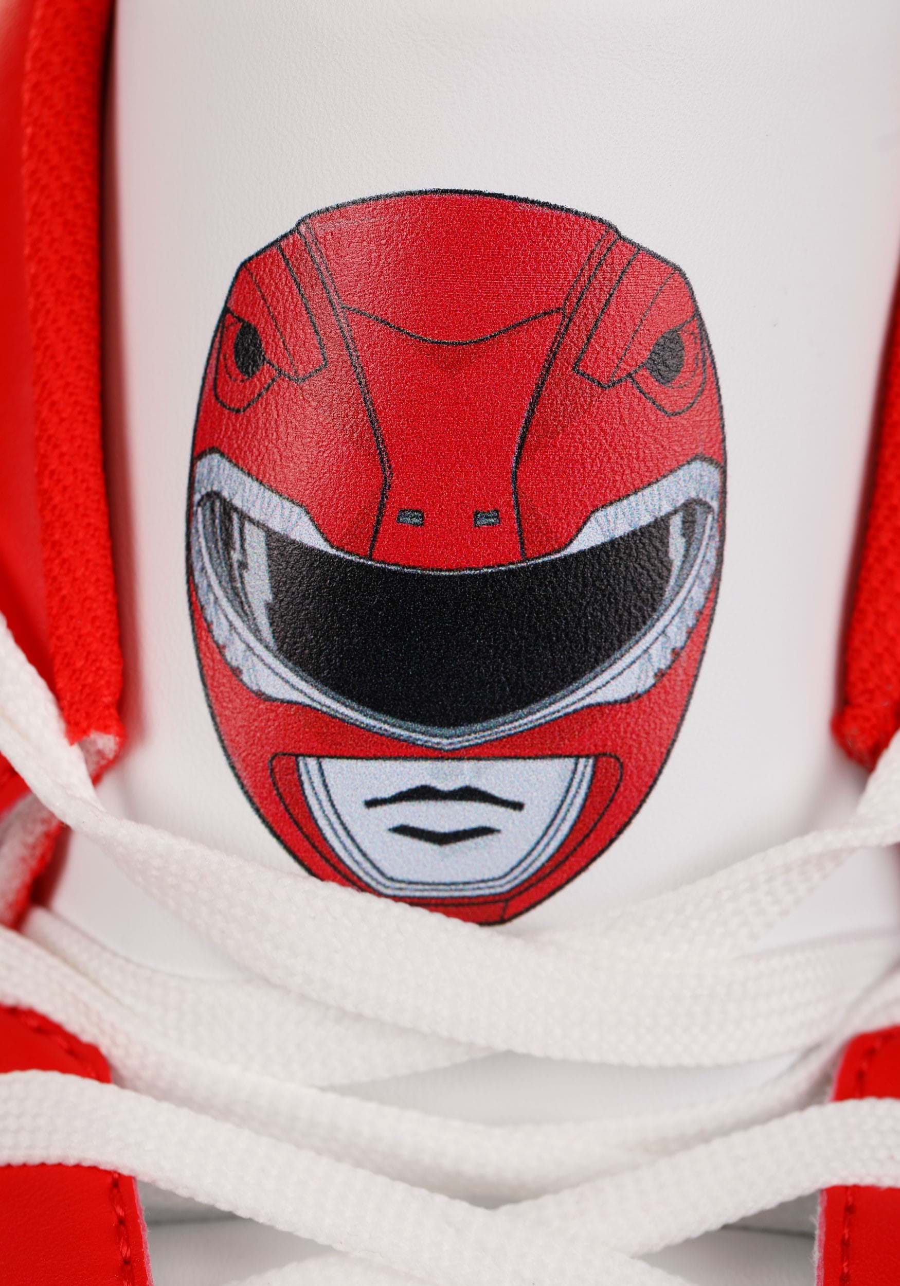 Red Power Rangers Costume Inspired Sneakers