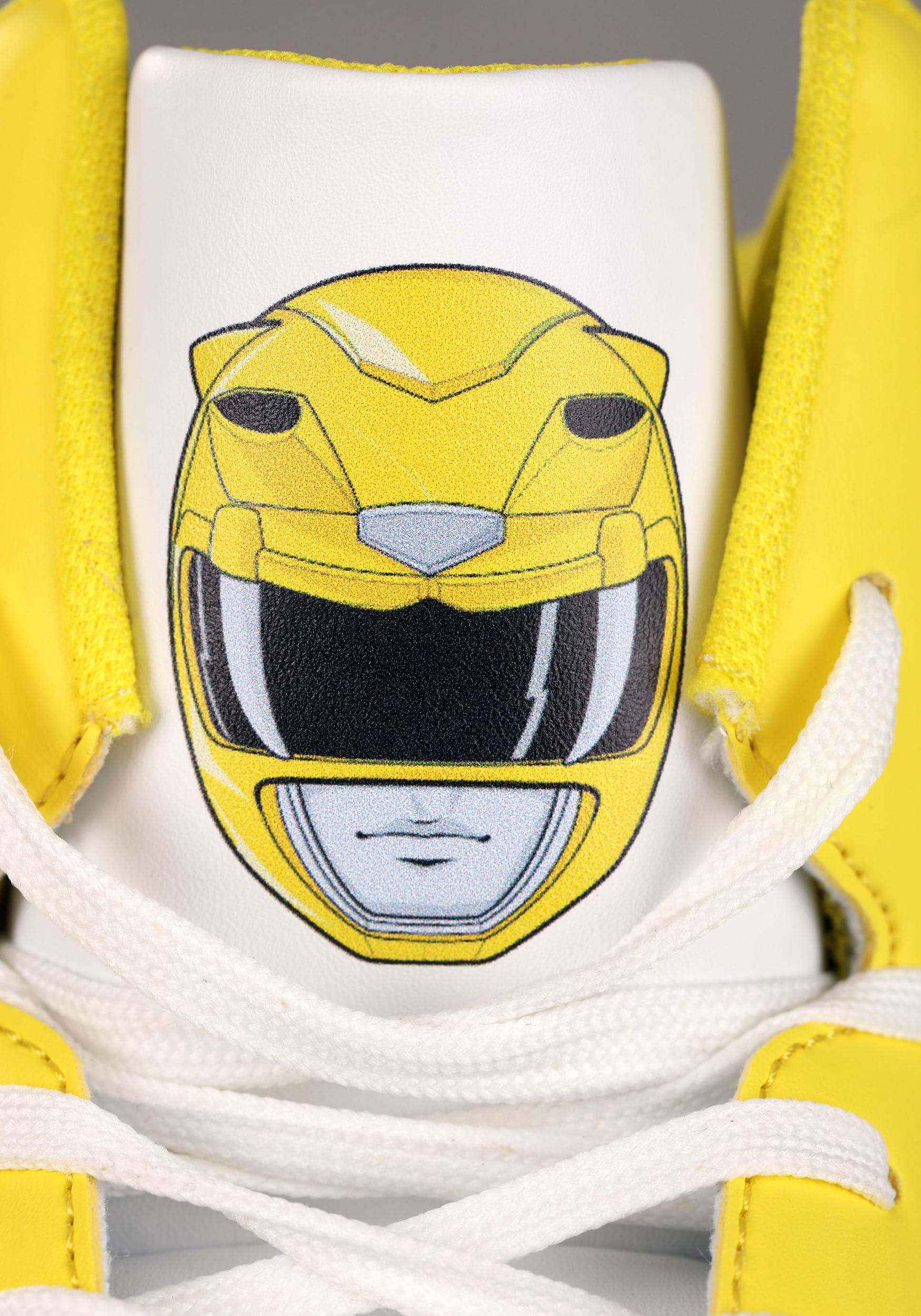 Costume Inspired Power Rangers Yellow Sneakers