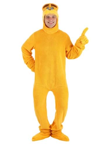 Click Here to buy Dr. Seuss Adult The Lorax Sustainable Materials Costume | Dr. Seuss Costumes from HalloweenCostumes, CDN Funds & Shipping