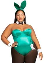 Plus Size Women's Green Playboy Bunny Costume