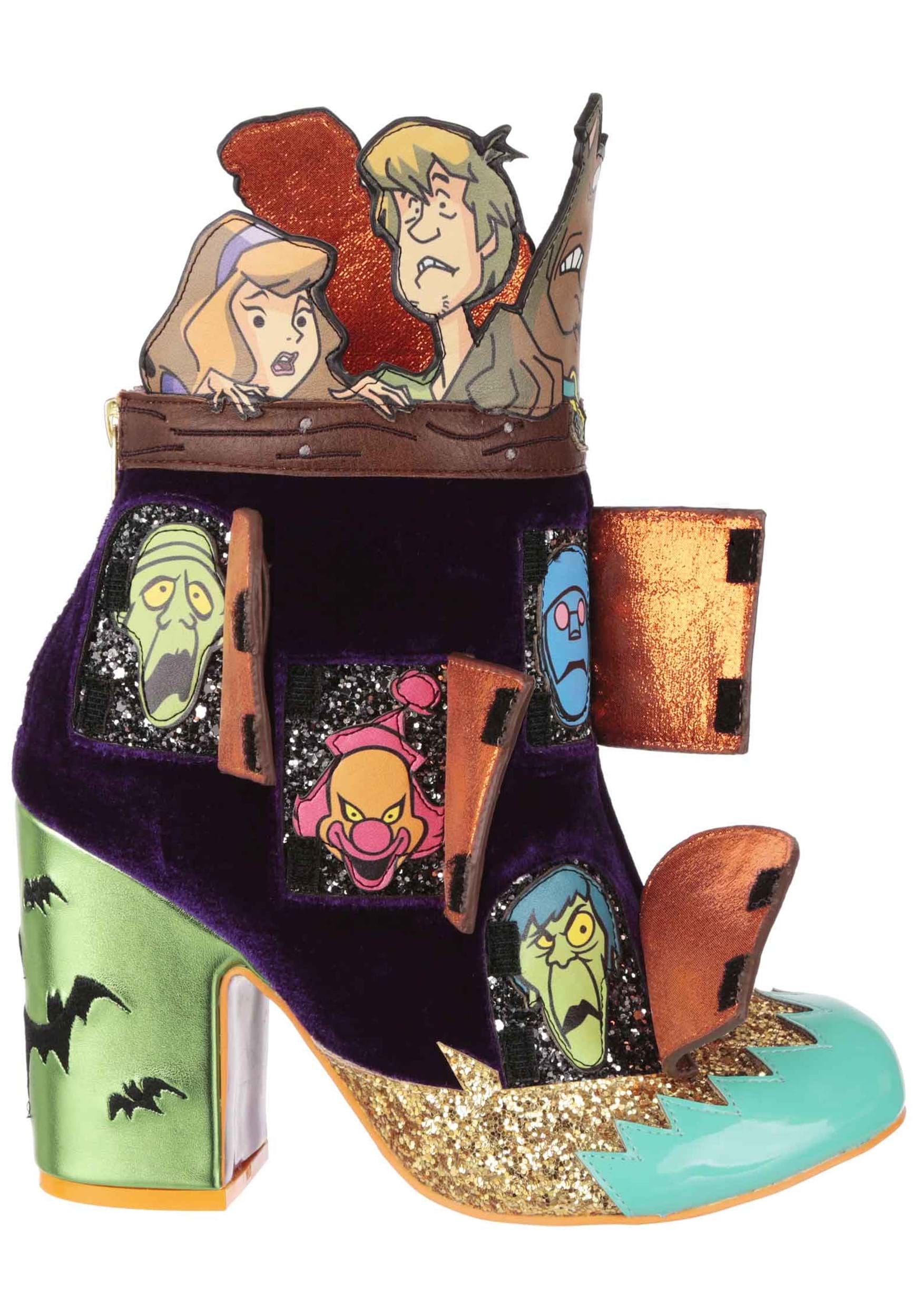 Irregular Choice Scooby Doo Behind The Door Ankle Boots For Adults