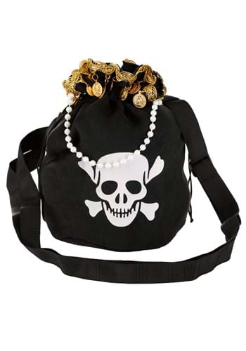 Click Here to buy Pirate Flag Treasure Accessory Purse | Pirate Accessories from HalloweenCostumes, CDN Funds & Shipping