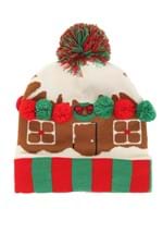 Gingerbread House Knit Hat Alt 2