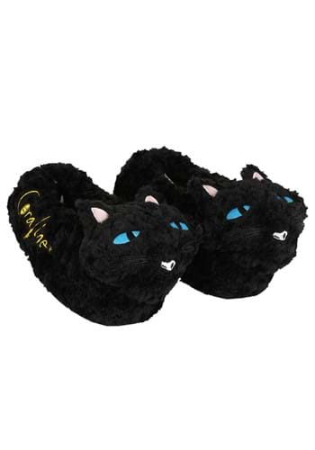 Click Here to buy Adult Coraline Cat Slippers | Coraline Accessories from HalloweenCostumes, CDN Funds & Shipping