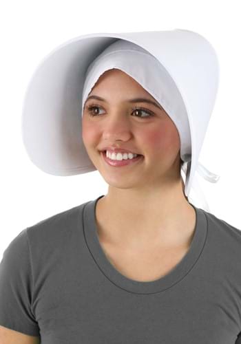 Click Here to buy Handmaids Tale Adult Costume White Hat | Costume Accessories from HalloweenCostumes, CDN Funds & Shipping