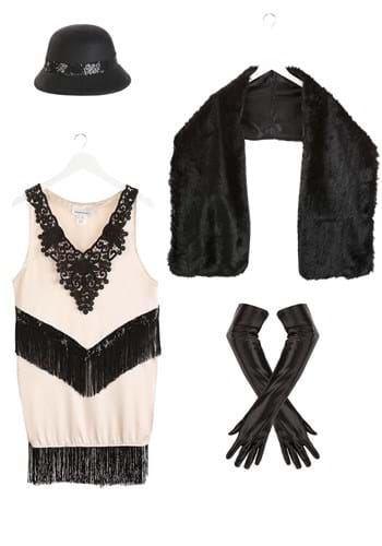 Click Here to buy Elegant Flapper Womens Costume | 20s Costumes from HalloweenCostumes, CDN Funds & Shipping