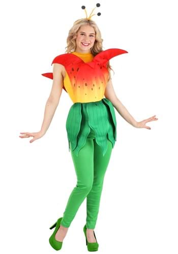 Click Here to buy Adult Tiger Lily Flower Costume | Flower Costumes from HalloweenCostumes, CDN Funds & Shipping