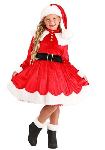 Kids Premium Santa Costume Dress