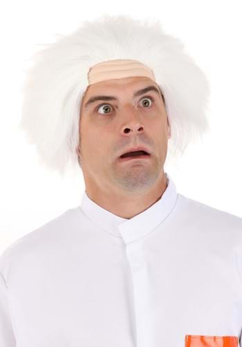 Click Here to buy Back to the Future Doc Brown Wig for Men from HalloweenCostumes, CDN Funds & Shipping