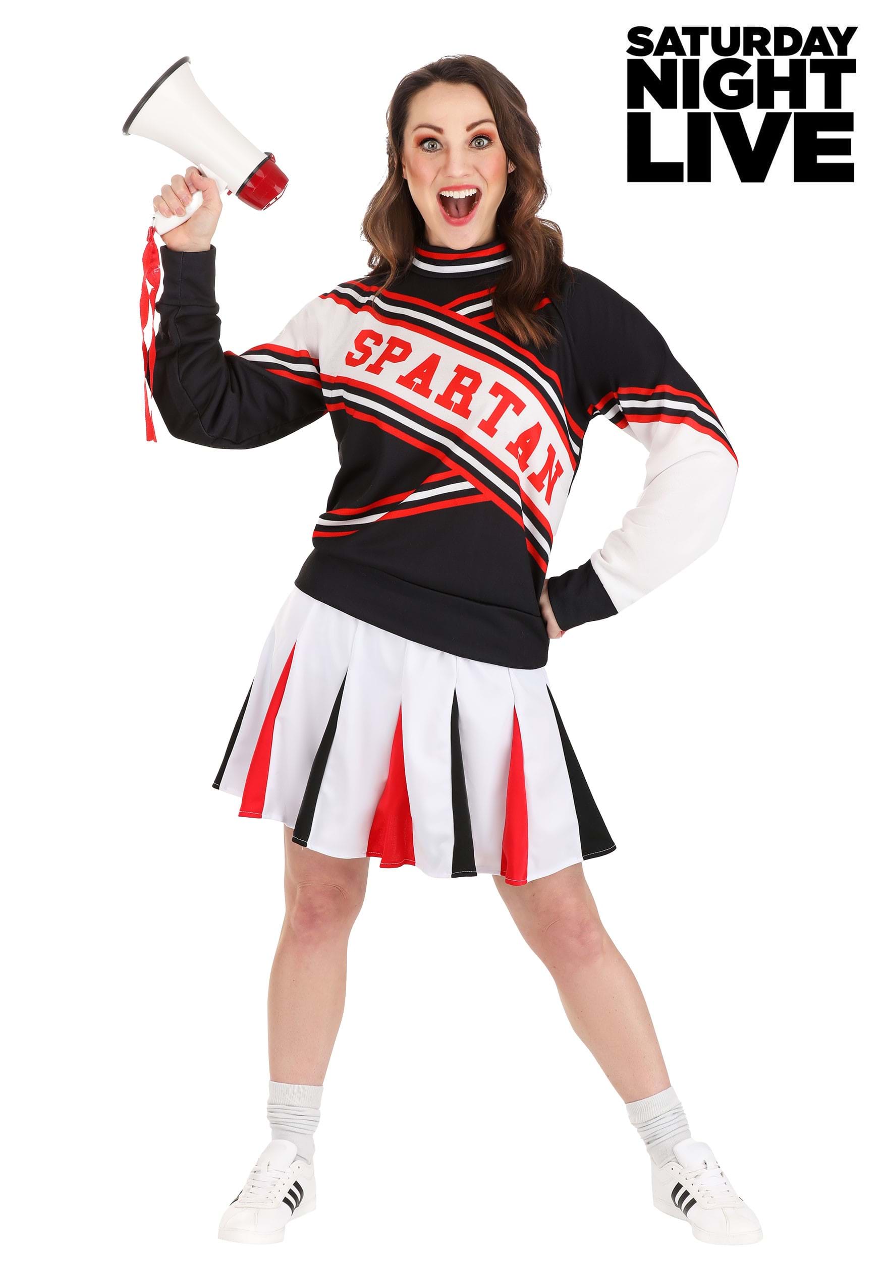 Women S Deluxe Saturday Night Live Spartan Cheerleader Costume Spartan Halloween Costume