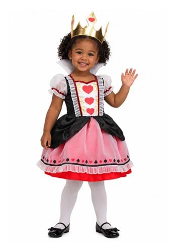 Girl's Toddler Classic Queen of Hearts Costume upd