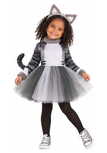 Girl's Toddler Tabby Cat Costume Dress
