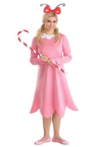 Click Here to buy Adult Dr. Seuss Cindy Lou Who Costume | Christmas Costumes from HalloweenCostumes, CDN Funds & Shipping