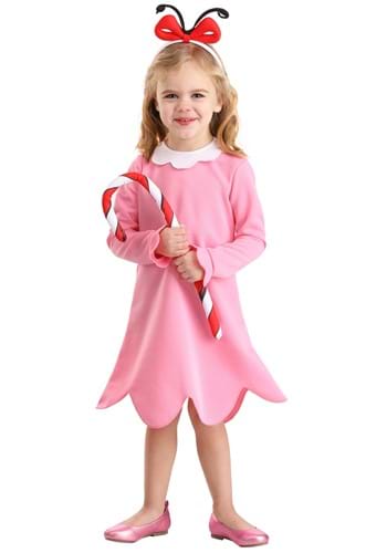 Click Here to buy Toddler Dr. Seuss Cindy Lou Who Costume | Christmas Costumes from HalloweenCostumes, CDN Funds & Shipping