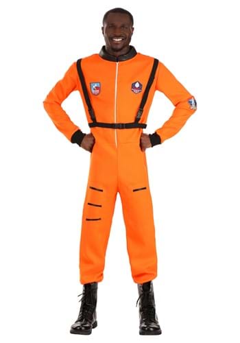 Click Here to buy Adult Classic Orange Astronaut Costume | Astronaut Costumes from HalloweenCostumes, CDN Funds & Shipping