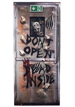 71" Zombie Door Curtain Decoration Alt 1