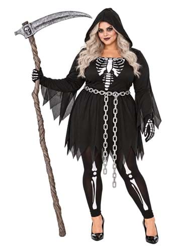 Plus Sized Death Costume Dress for Women