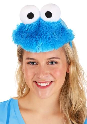 Click Here to buy Cookie Monster Face Headband Costume | Sesame Street Accessories from HalloweenCostumes, CDN Funds & Shipping