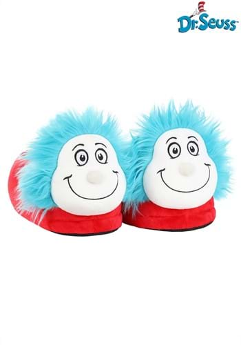 Thing 1 Thing 2 3D Character Adult Slippers