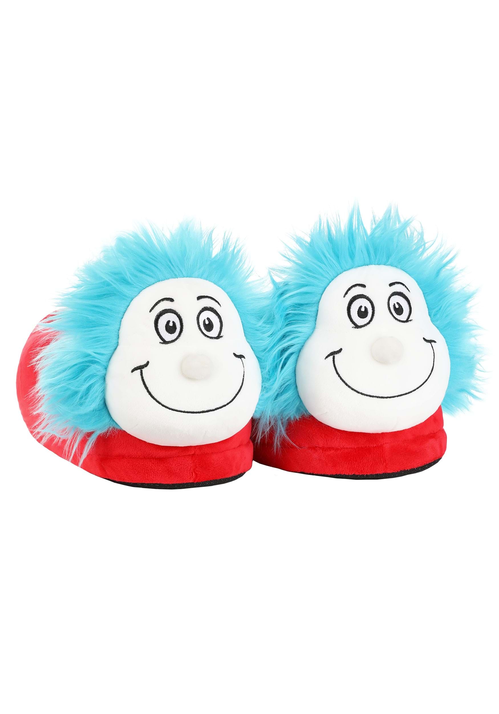 Kid's Thing 1 & Thing 2 3D Character Slippers | Dr. Seuss Accessories