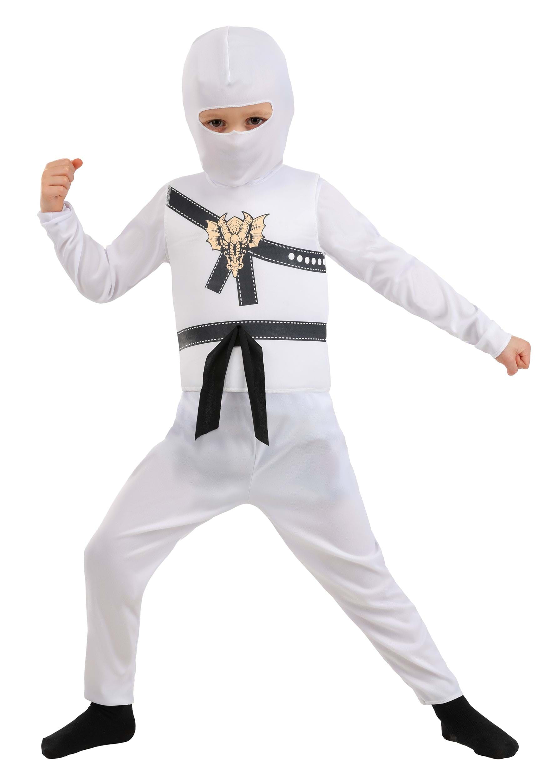 White Ninja Master Toddler Costume | Ninja Costumes
