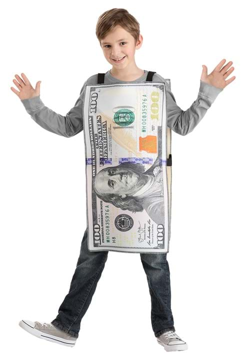 Kids 100 Dollar Bill Costume