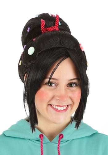 Click Here to buy Disney Wreck it Ralph Womens Vanellope Wig | Adult Costume Wigs from HalloweenCostumes, CDN Funds & Shipping