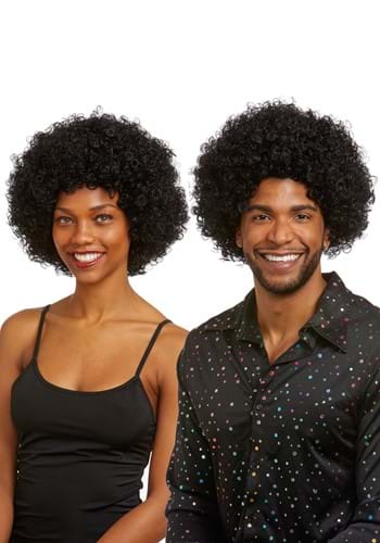 Adult Black Afro Wig