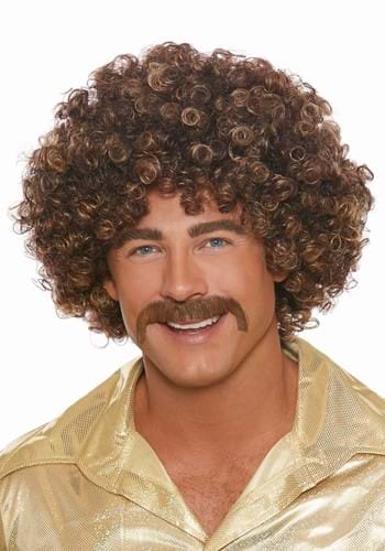 Click Here to buy Brown Disco Adult Wig from HalloweenCostumes, CDN Funds & Shipping