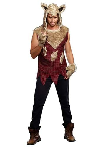 Click Here to buy Mens Sexy Big Bad Wolf Costume from HalloweenCostumes, CDN Funds & Shipping