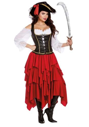 NEW Buccaneer Beauty Pirate Maiden Fortune Wench Halloween Costume Adult SZ  6-14
