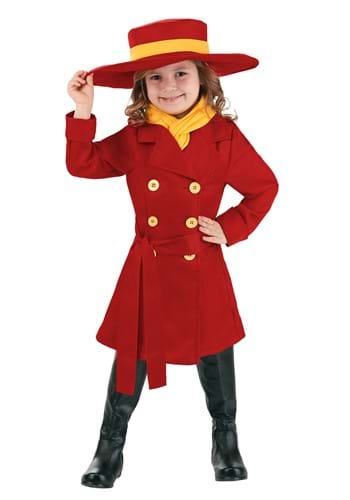 Click Here to buy Girls Carmen Sandiego Toddler Costume | TV Show Costumes from HalloweenCostumes, CDN Funds & Shipping