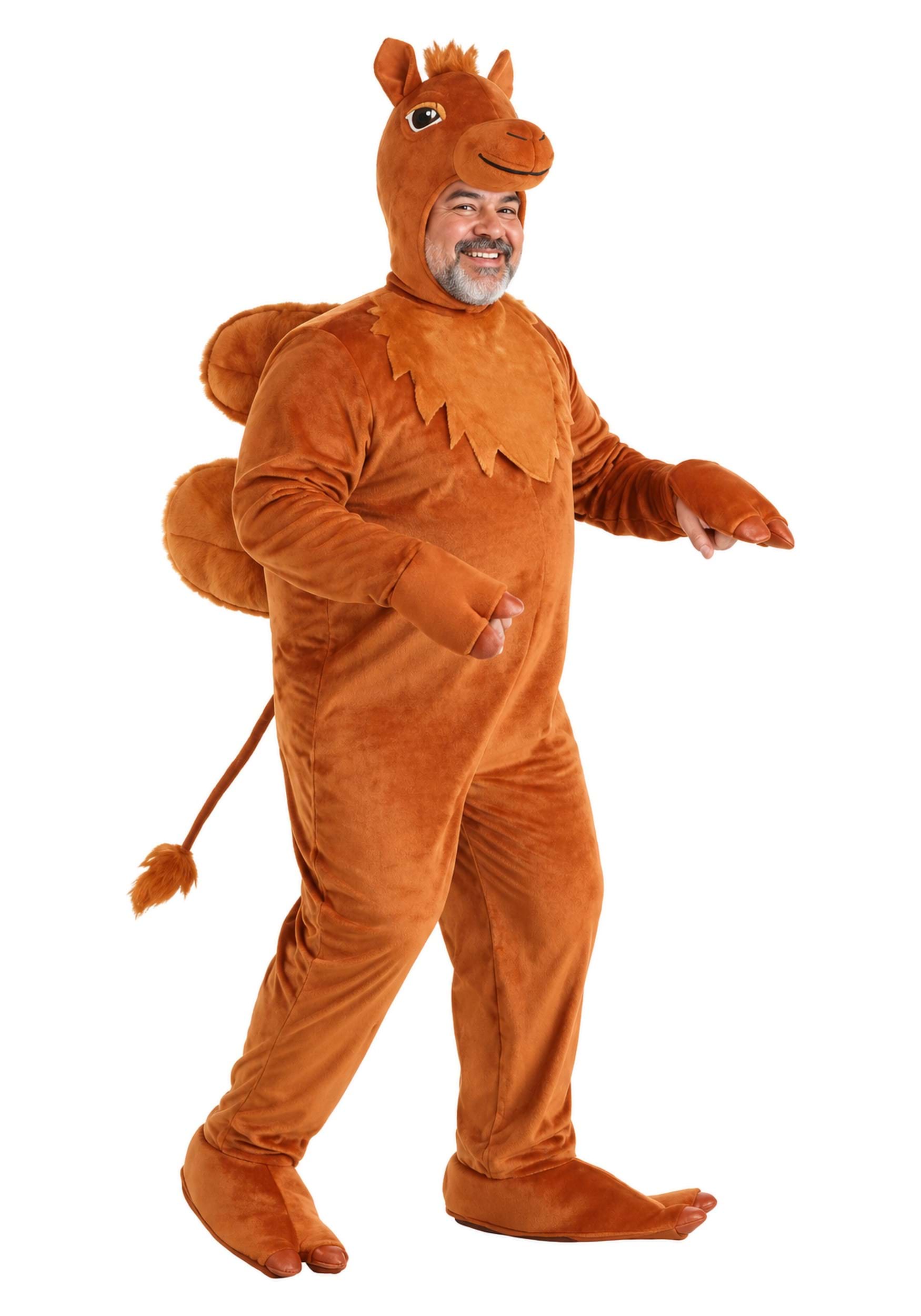 Plus Size Adult Camel Jumpsuit Costume | Animal Costumes