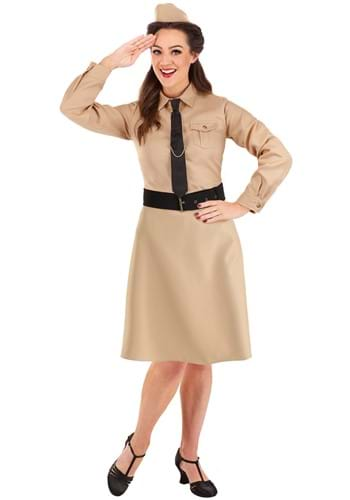 Click Here to buy Boogie Woogie WW2 Womens Costume Dress | Army Costumes from HalloweenCostumes, CDN Funds & Shipping