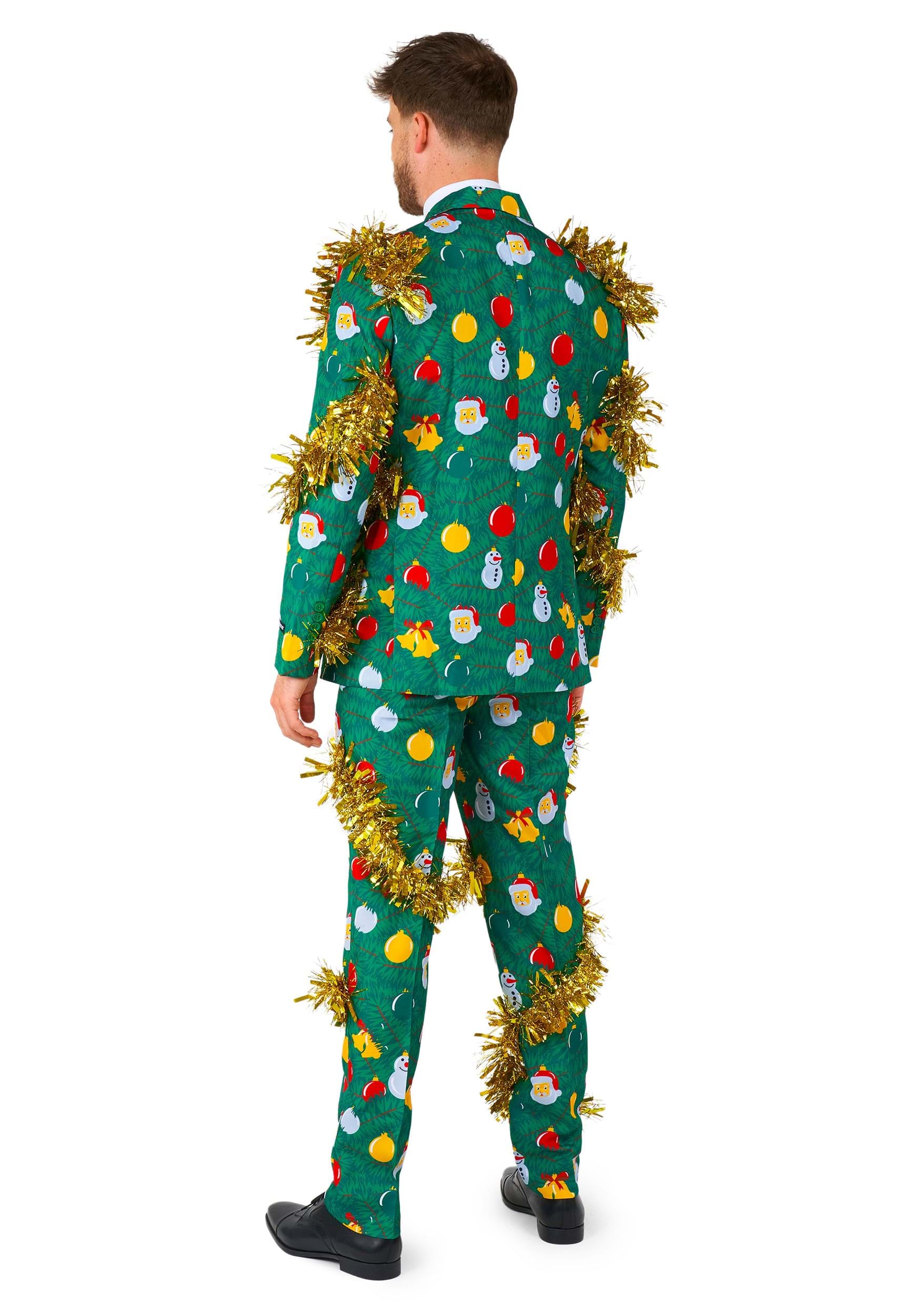 Costume de Noël vert lumineux Suitmeister™ adulte