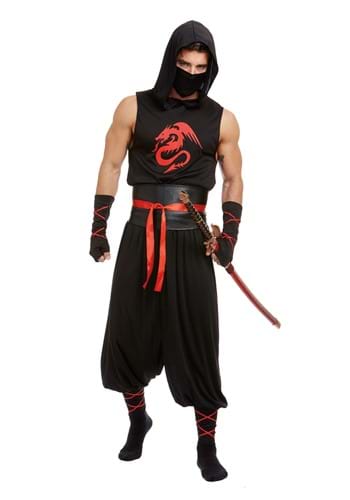 Click Here to buy Mens Plus Size Sexy Ninja Costume from HalloweenCostumes, CDN Funds & Shipping