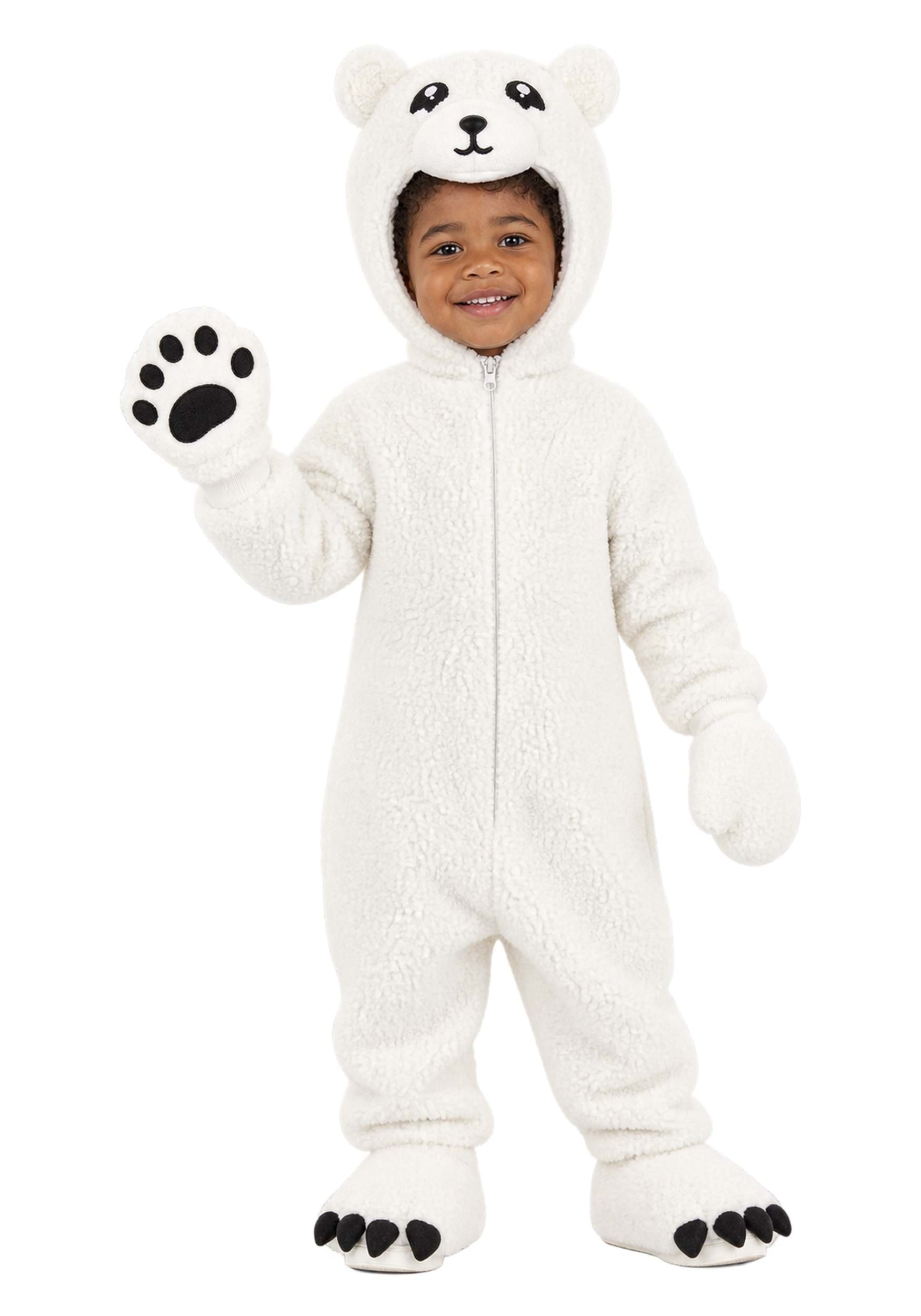Arctic Polar Bear Toddler Costume | Kid's Bear Costumes